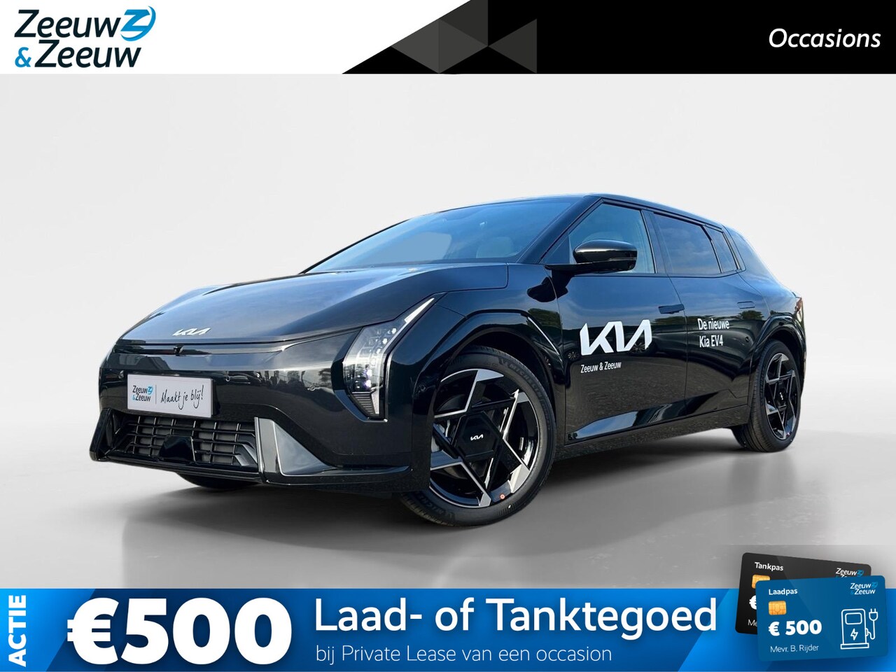 Kia EV4 - Hatchback GT-PlusLine 81.4 kWh | Schuif/kanteldak | Lederen bekleding | 360 Graden camera - AutoWereld.nl