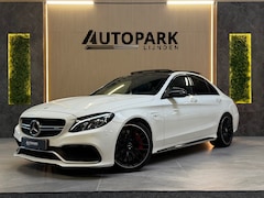 Mercedes-Benz C-klasse - AMG 63 S |PANO|360 CAMERA|HUD|BURMESTER 3D|CARBON|MEMORY|SFEERVERLICHTING|DEALERONDERHOUDE