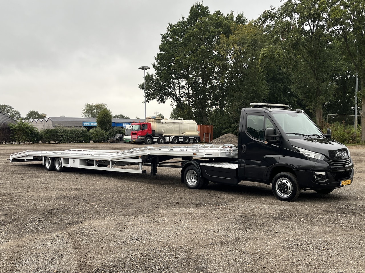 Iveco Daily - 50C21 Tijhof Kuiper 7230kg Laadvermogen Oplegger Trekker Be-combi Lier Airco Cruise contro - AutoWereld.nl