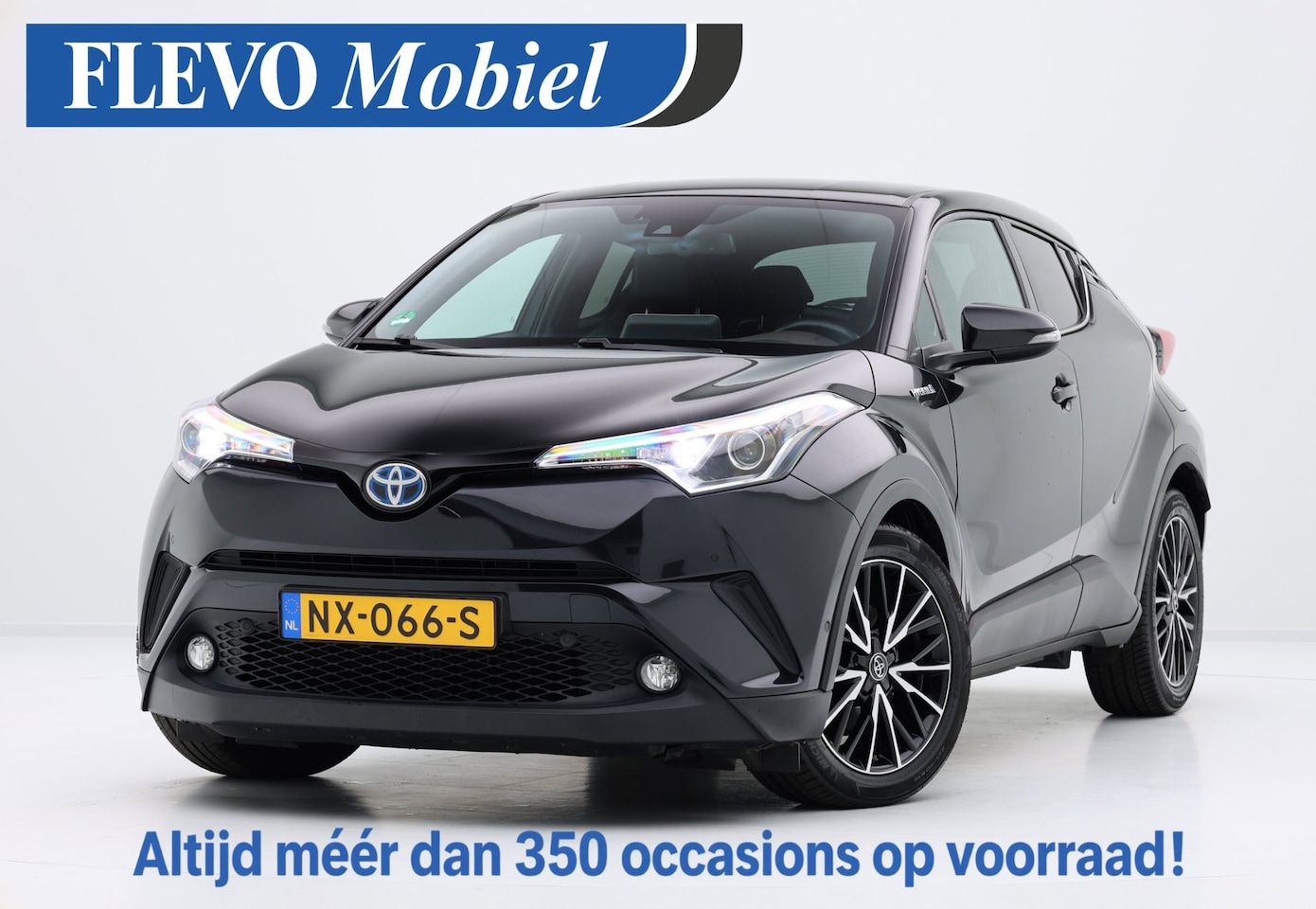 Toyota C-HR - 1.8 Hybrid Executive Aut. Leer/stoffen bekl.|Clima|Stoelverw.|PDC|Cam|LMV - AutoWereld.nl