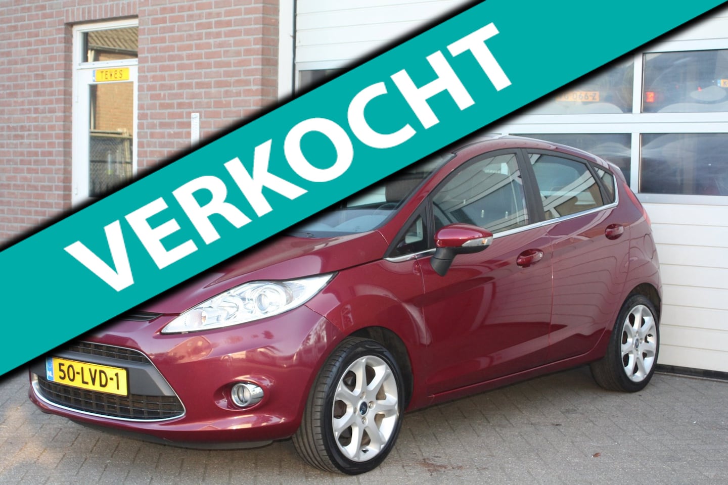 Ford Fiesta - 1.25 Titanium Clima, elektrische Ramen, Elektrische Spiegels, 5 Deurs, Parkeer Sensoren - AutoWereld.nl