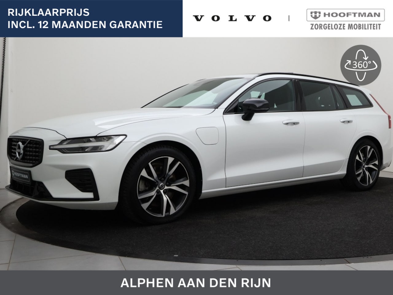 Volvo V60 - T6 PLUG-IN HYBRID LONG RANGE R-DESIGN LOUNGE PACK SCHUIFDAK HEAD-UP DISPLAY - AutoWereld.nl