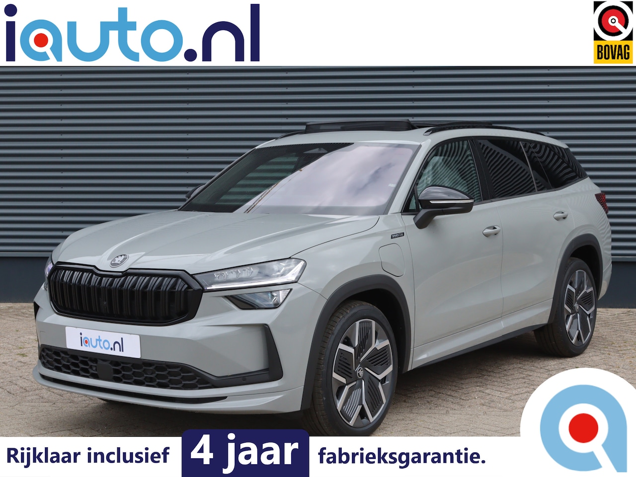 Skoda Kodiaq - iV 1.5 TSI PHEV Sportline Pano/Matrix LED/ACC/Keyless/Camera/20"/Elek. stoel/Trekhaak wegk - AutoWereld.nl