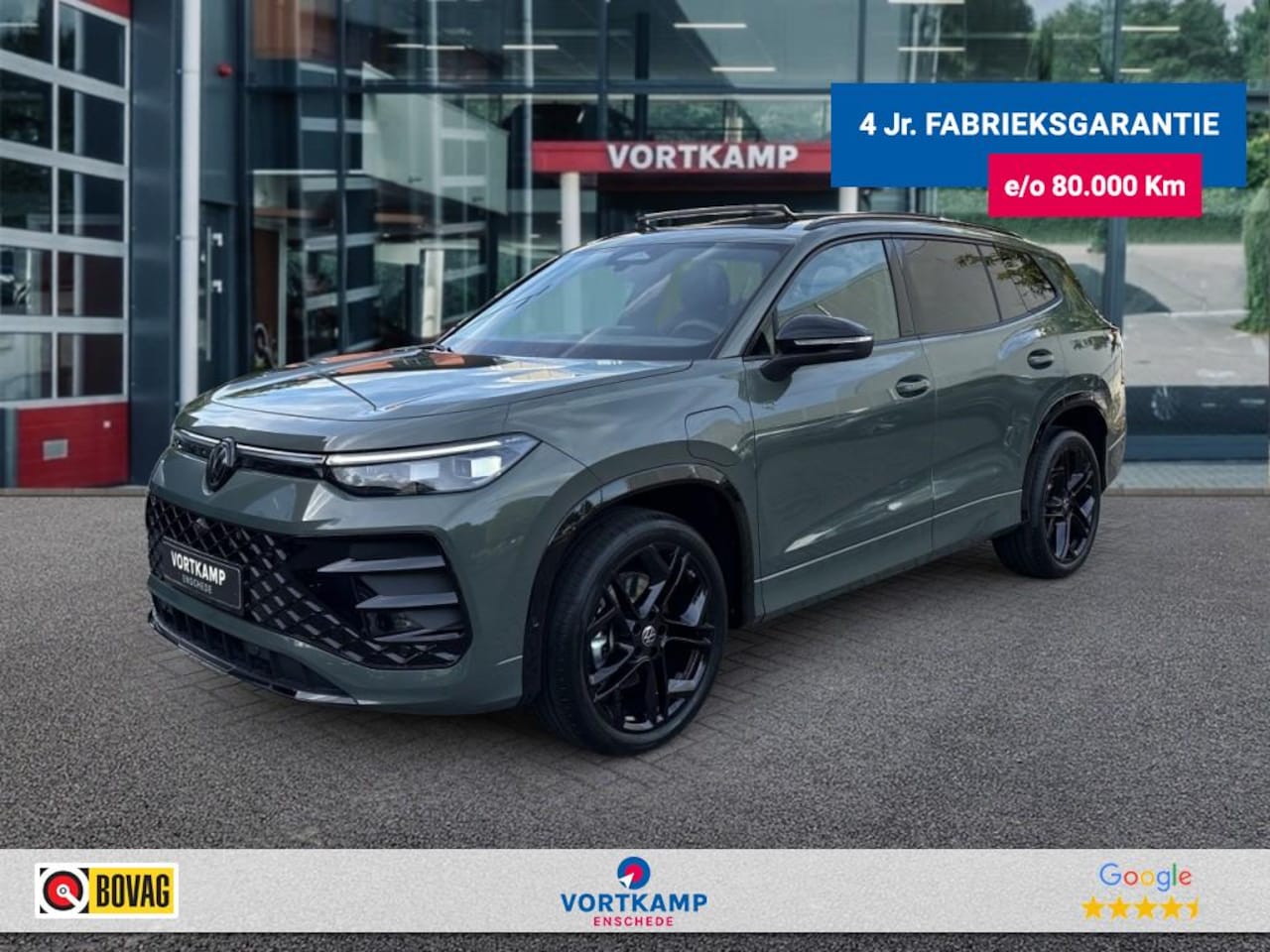 Volkswagen Tayron - 1.5 TSI eHYBRID R-LINE PANO-DAK/TREKHAAK/LEDER/360CAM/E-KLEP/ACC/H+K/HUD - AutoWereld.nl