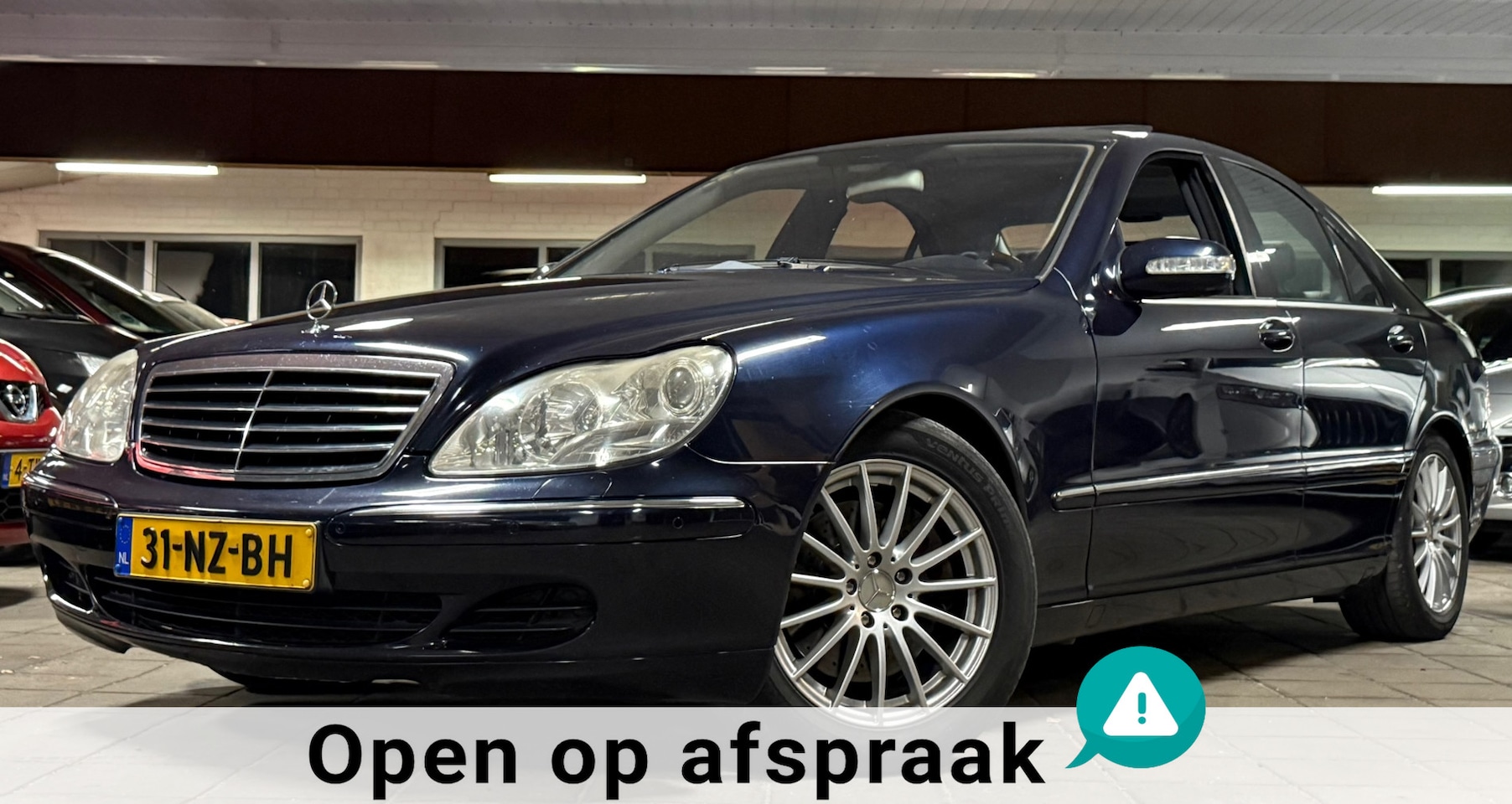 Mercedes-Benz S-klasse - 500 4-Matic V8|NAP|NweAPK|PerfectOH|Nettestaat|Fulloption|Panoramadak| - AutoWereld.nl