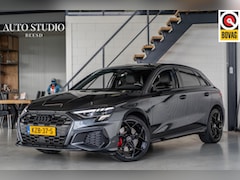Audi A3 Sportback - 45 TFSI e S-line | Leer met rode stiksels | Sfeer | Cam