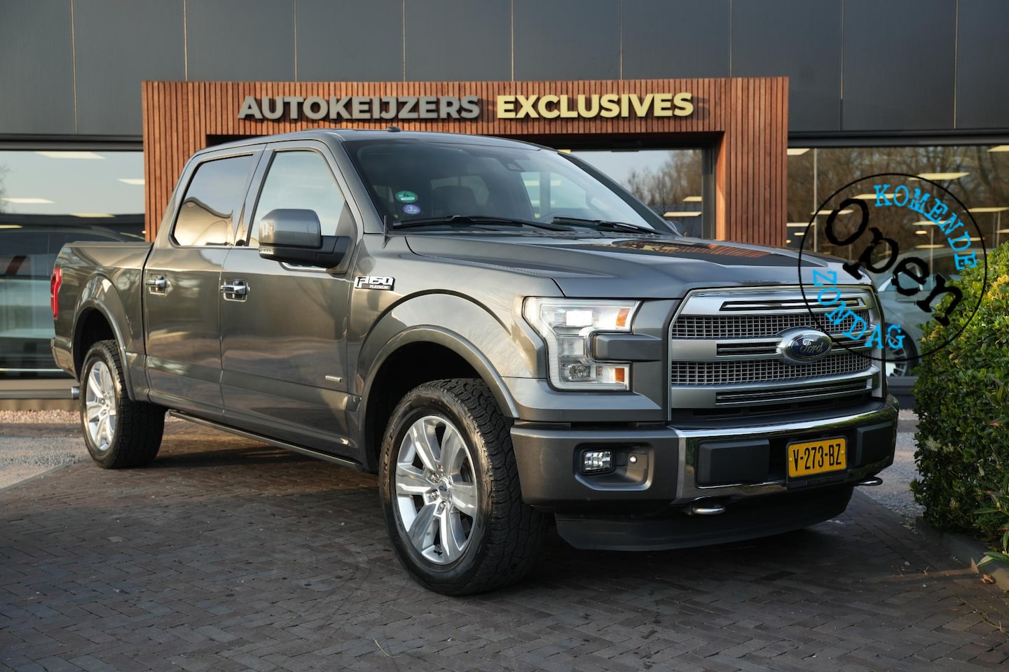 Ford F150 - USA 3.5 V6 Ecoboost SuperCrew Dubbel Cabine Panoramadak Leer Stoelvent. Camera Trekhaak DC - AutoWereld.nl