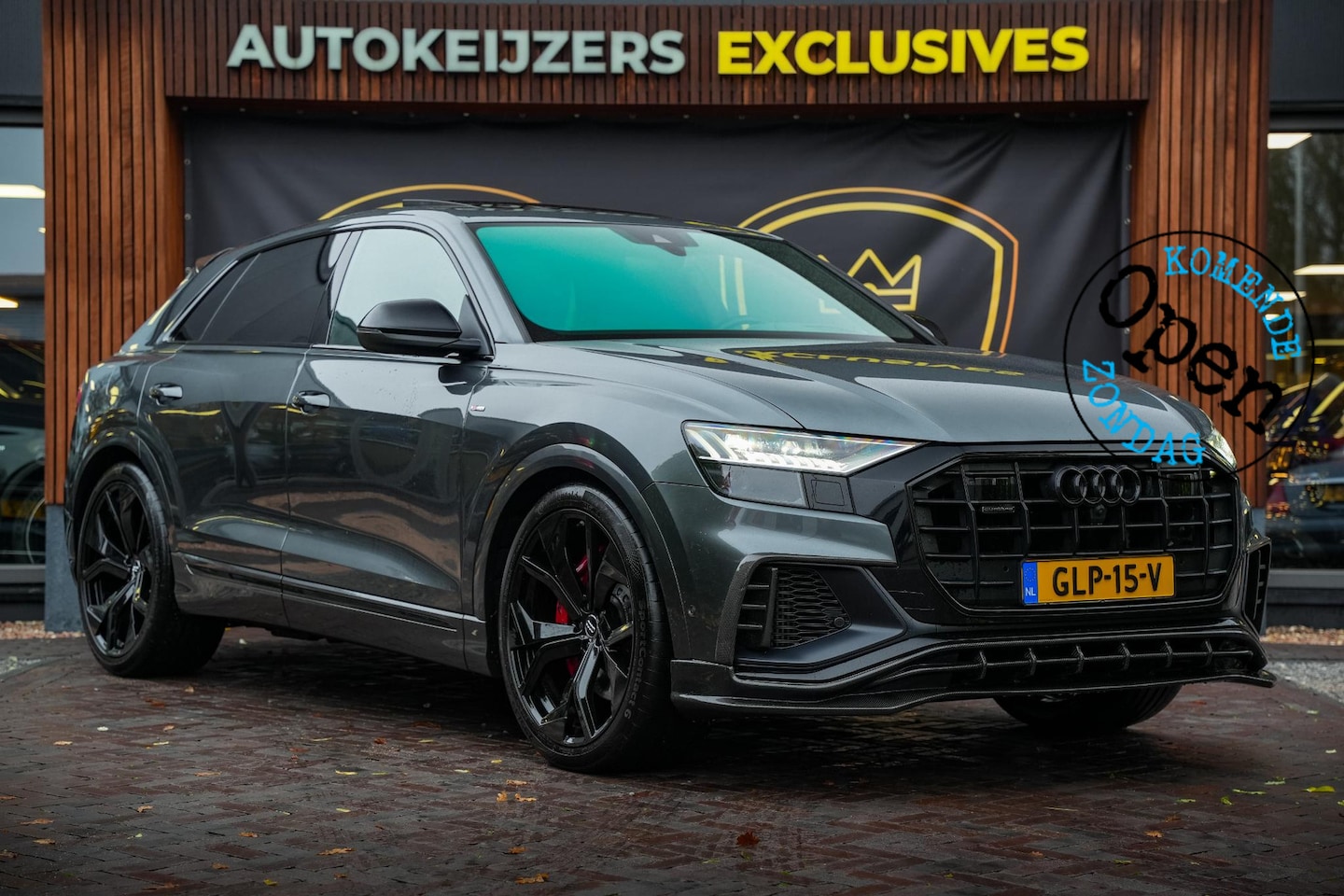 Audi Q8 - 60 TFSI e quattro Competition B&O Panodak Carbon 360 Cam Dode Hoek ACC Stoelventilatie - AutoWereld.nl