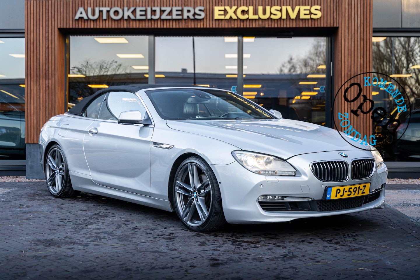 BMW 6-serie Cabrio - 640i High Executive Leer Sportstoelen Navi - AutoWereld.nl