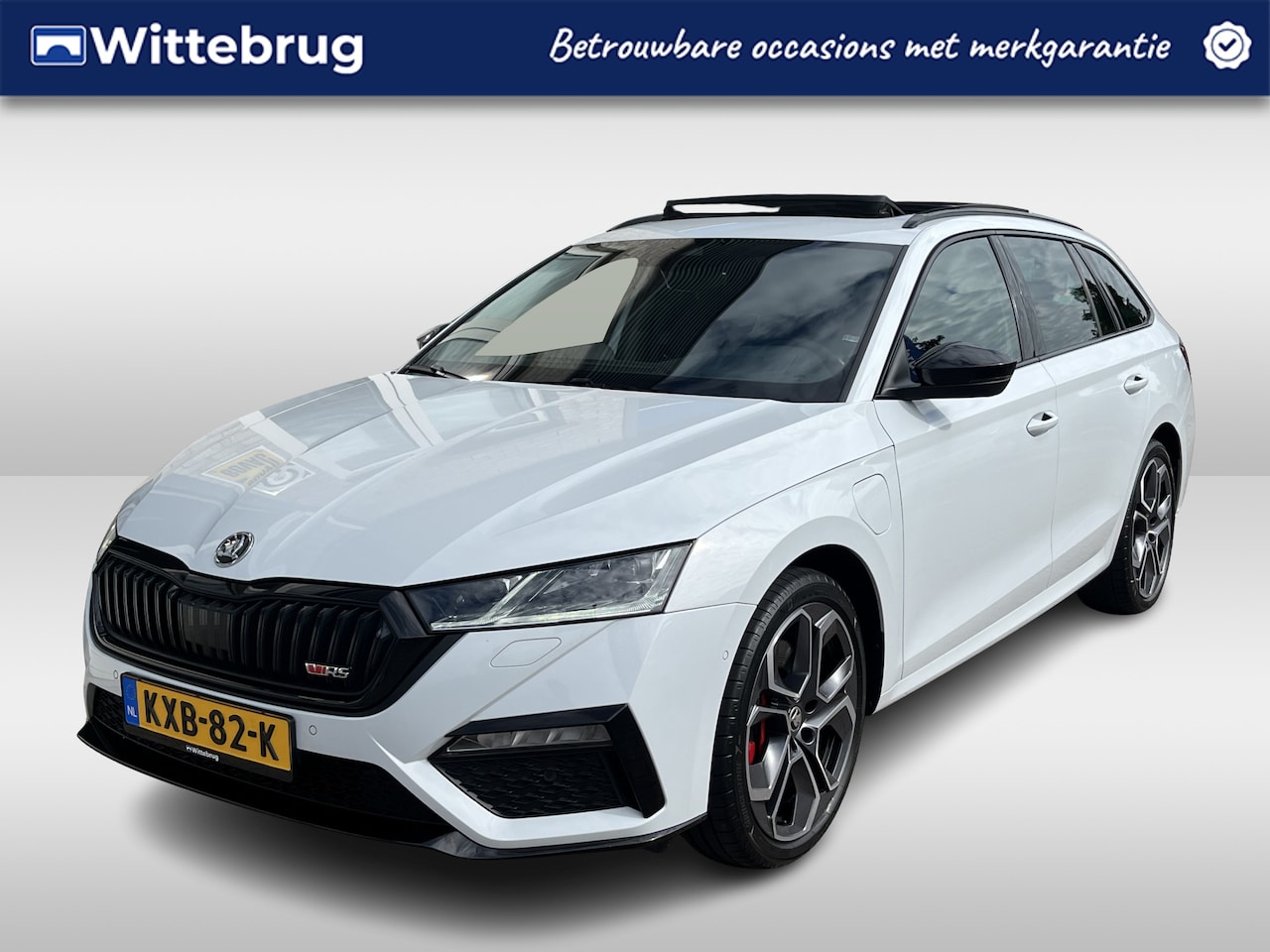 Skoda Octavia Combi - 1.4 TSI RS iV PHEV Business / AUTOMAAT/ 245 PK/ PANO/ ACC/ SMARTLINK/ PARK.SENSOR. + CAMER - AutoWereld.nl