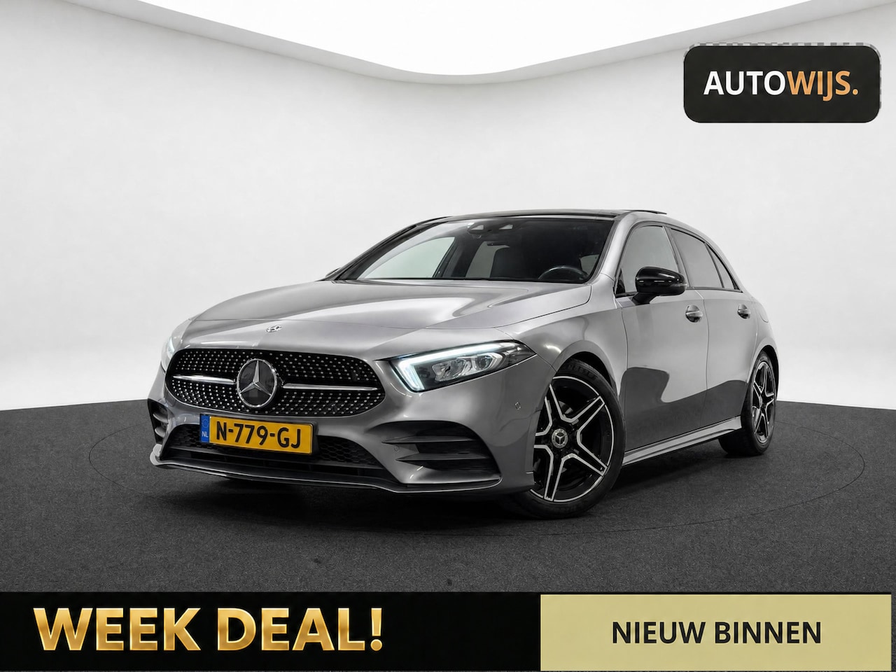 Mercedes-Benz A-klasse - 200 Business Solution AMG LINE|PANO|SFEER VERLICHTING|LM-VELG|LED| - AutoWereld.nl