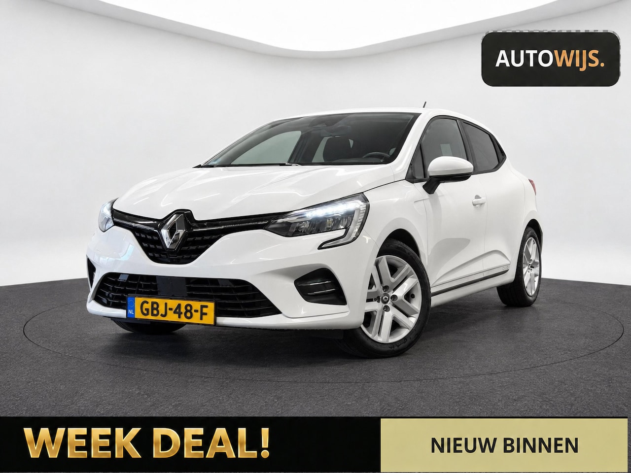 Renault Clio - 1.6 E-Tech Hybrid 140 Intens|LED|AUT|NAVI|GOED ONDERHOUDEN - AutoWereld.nl