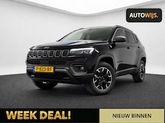 Jeep Compass - 4xe 240 Plug-in Hybrid Electric Trailhawk|LEDER|TREKHAAK|CAMERA|DEALER ONDERHOUDEN