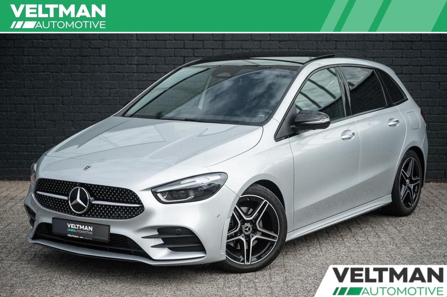 Mercedes-Benz B-klasse - 180 AMG LINE PANORAMADAK TREKHAAK HEAD UP 360 CAMERA STOELVERWARMING - AutoWereld.nl