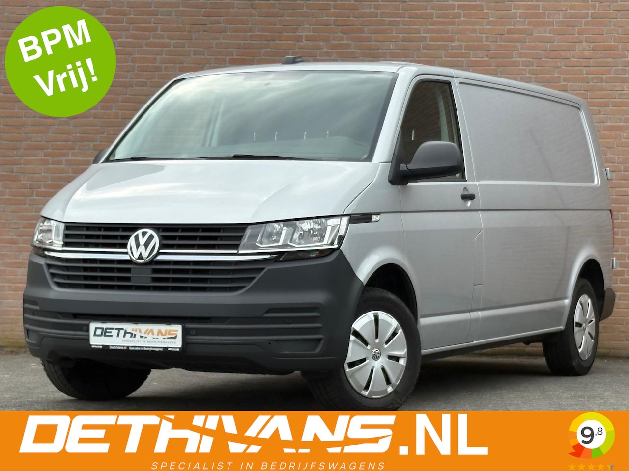 Volkswagen Transporter - 2.0TDI 150PK Lang / Carplay / 2.500KG Trekhaak / Euro6 - AutoWereld.nl
