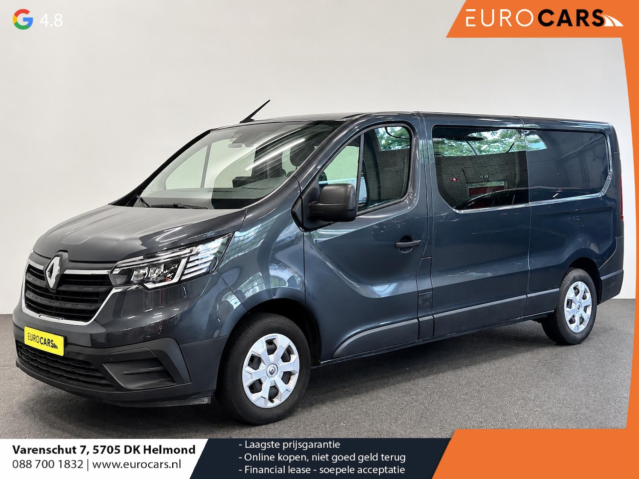 Renault Trafic - 2.0 dCi 130 T30 L2H1 Comfort Dubbele Cabine Keyless Entry Trekhaak Camera LED Koplampen Na - AutoWereld.nl