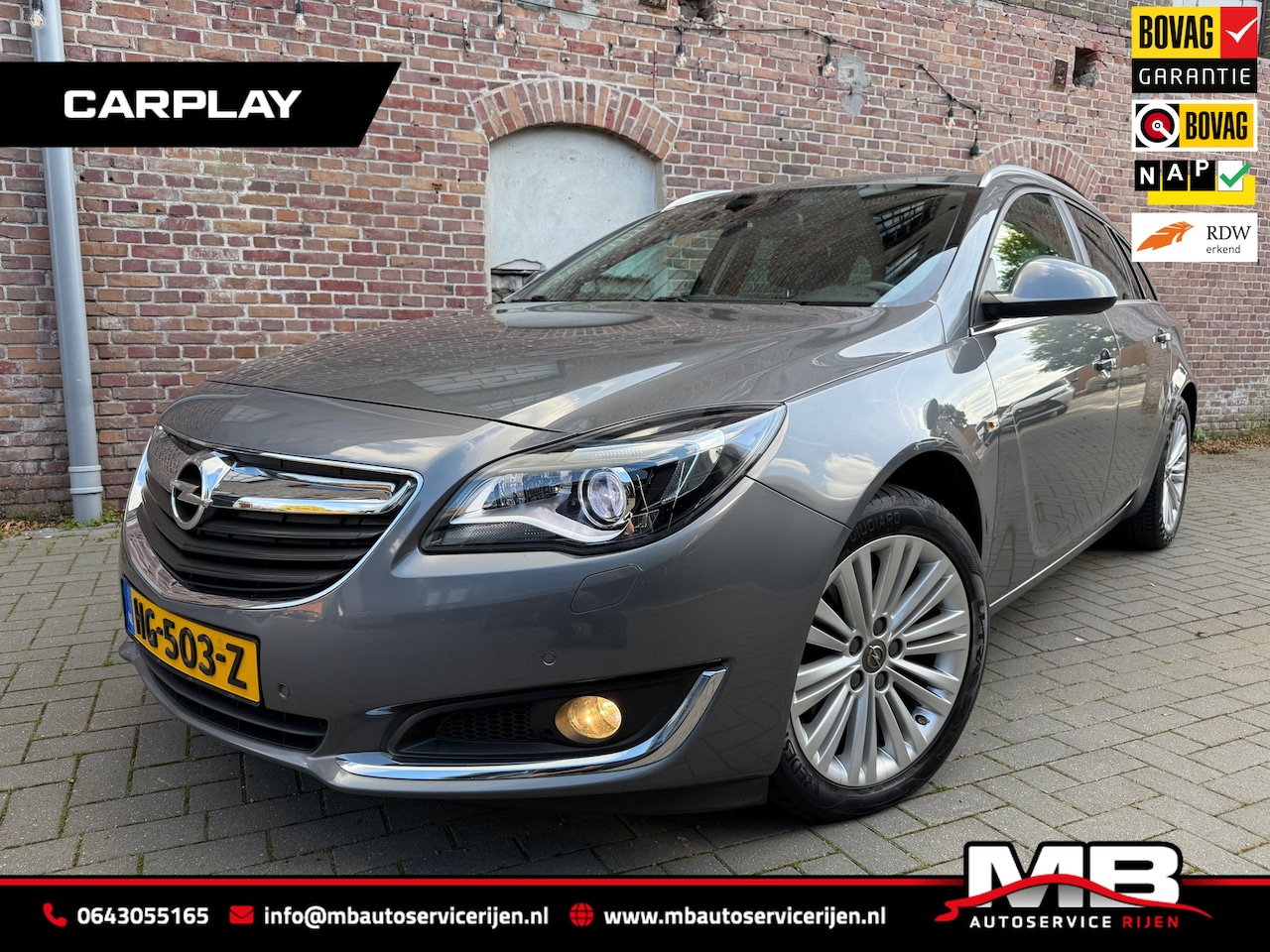 Opel Insignia Sports Tourer - 1.6 T Business+ Leer, Xenon, Carplay - AutoWereld.nl