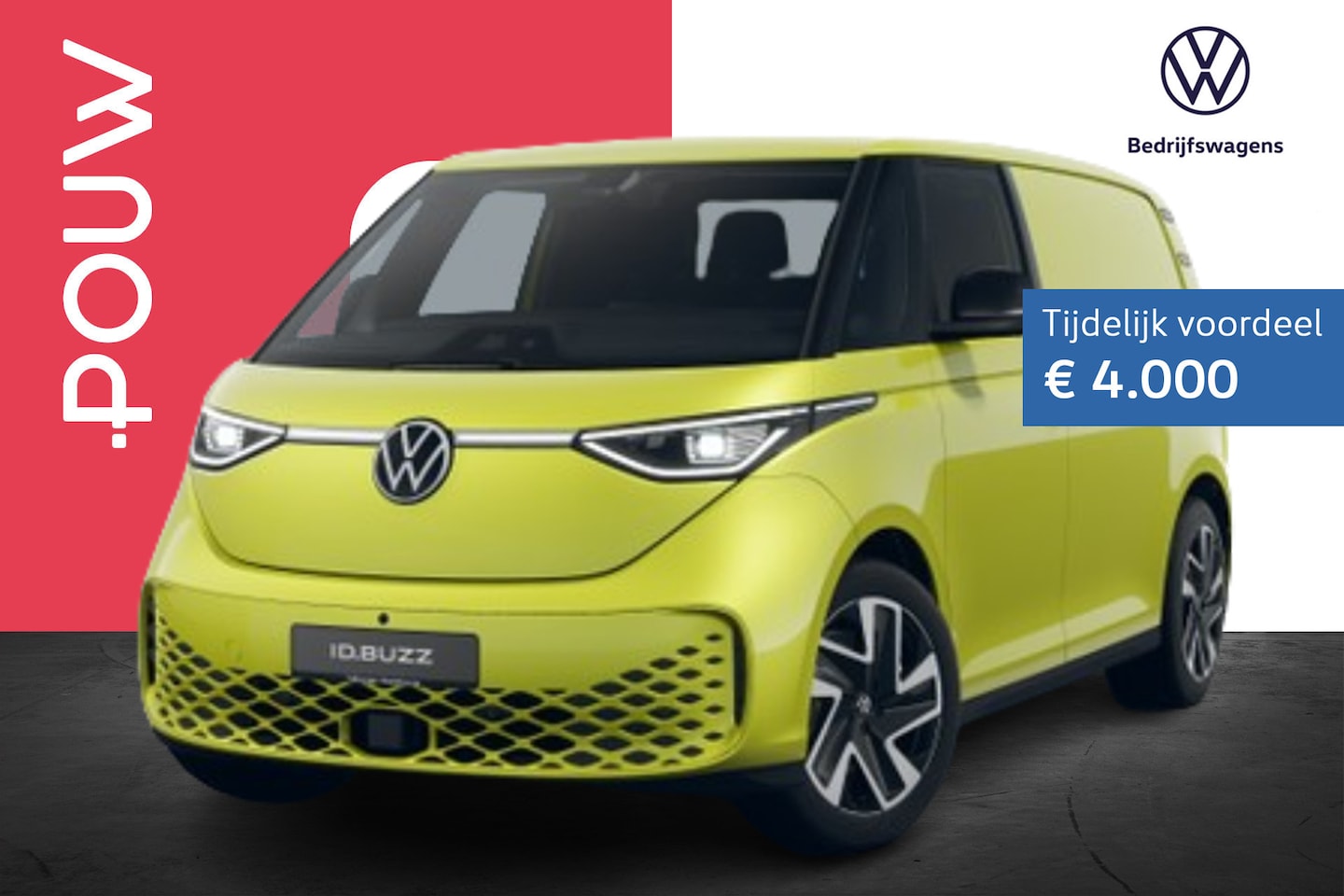 Volkswagen ID. Buzz Cargo - 340pk Bulli Limited Edition 79 kWh 4MOTION | Trekhaak Wegklapbaar | Climate Control - AutoWereld.nl