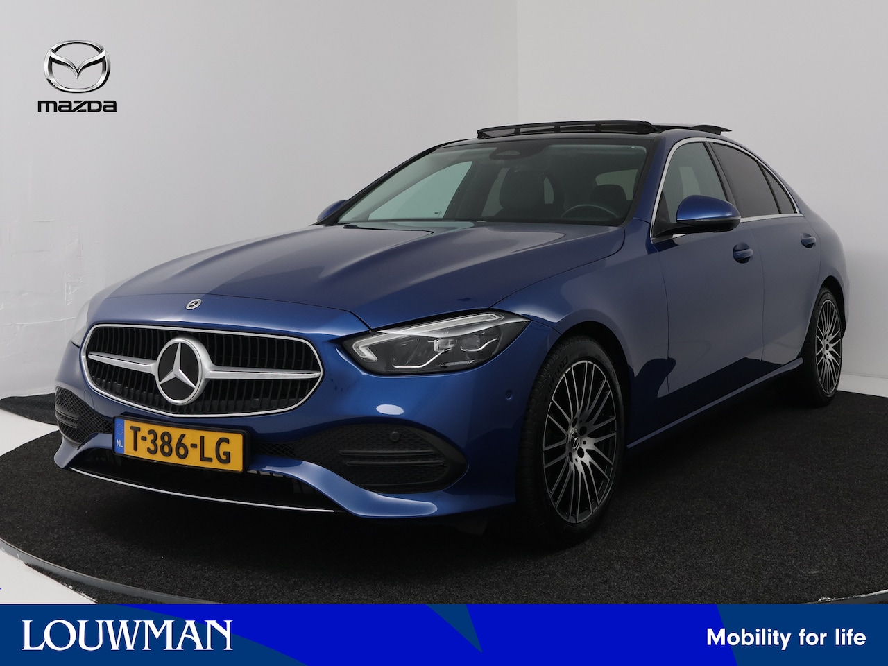 Mercedes-Benz C-klasse - 180 Luxury Line Automaat | Panoramadak | Stoelverwarming | - AutoWereld.nl