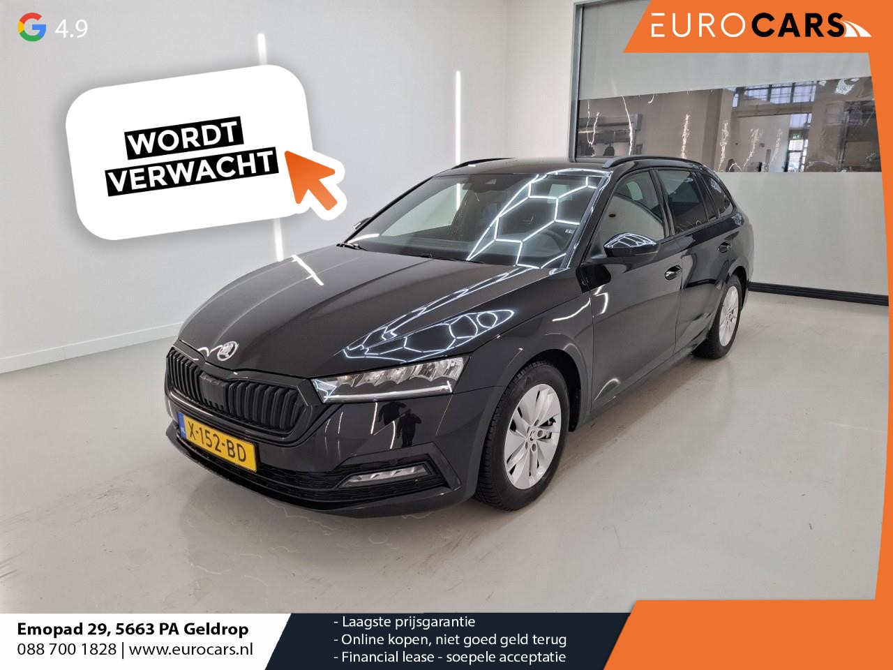 Skoda Octavia Combi - 1.0 e-TSI Automaat Sport Business Trekhaak Navigatie Apple Carplay/ Android Auto Parkeerse - AutoWereld.nl