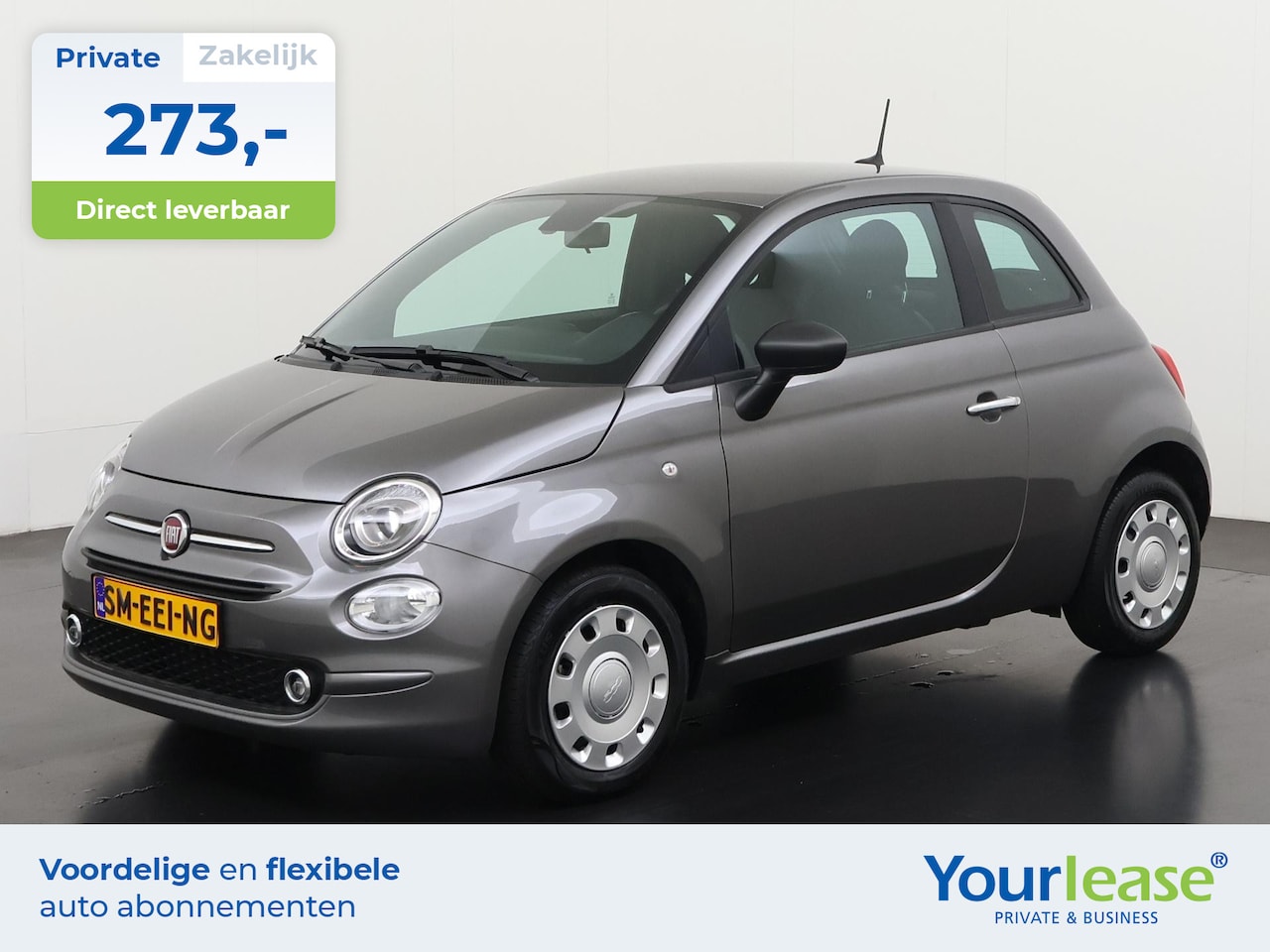 Fiat 500 - 1.0 Hybrid | All-in 273,- Private Lease | Direct uit voorraad - AutoWereld.nl