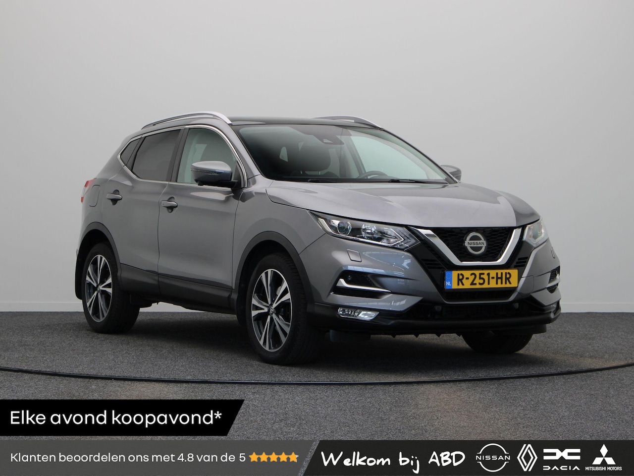Nissan Qashqai - 1.3 DIG-T N-Connecta | Automaat | Panoramadak | Lichtmetalen velgen | Trekhaak | Stoelverw - AutoWereld.nl