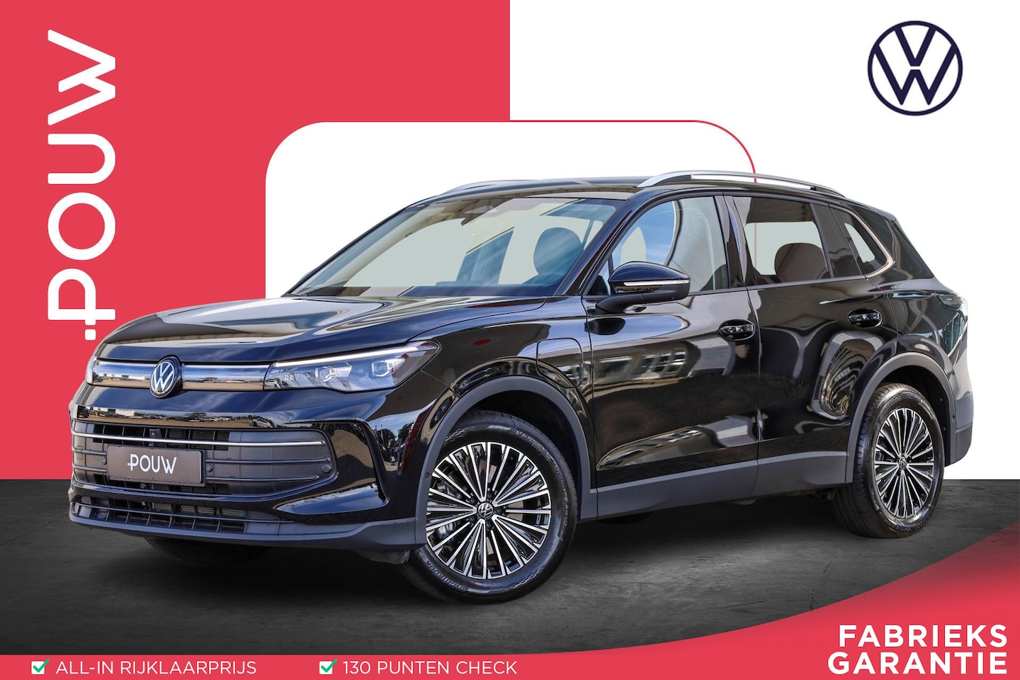 Volkswagen Tiguan - 1.5 eHybrid 204pk Life | 360 Camera | Trekhaak Wegklapbaar | Adaptief Onderstel - AutoWereld.nl