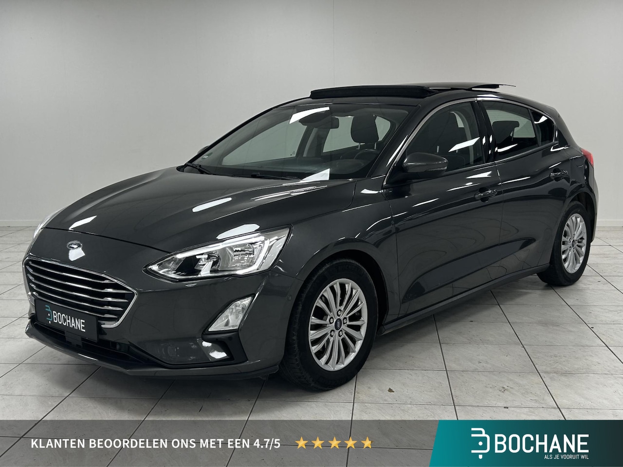 Ford Focus - 1.0 EcoBoost Titanium Business NAVIGATIE | TREKHAAK | ACHTERUITRIJCAMERA | VOORRUIT/STOEL/ - AutoWereld.nl