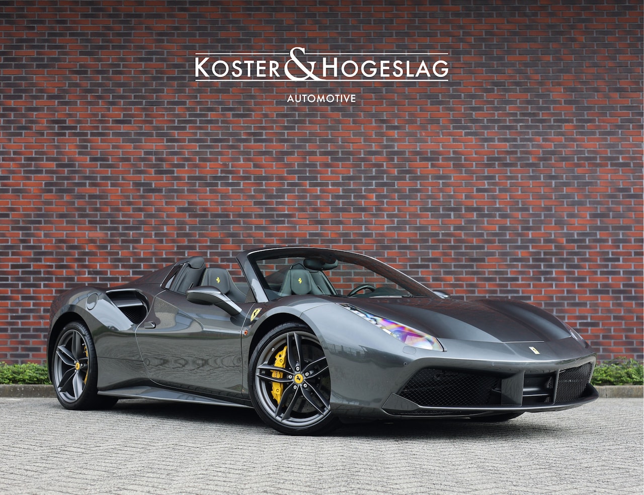 Ferrari 488 - 3.9 Spider HELE | Grigio Silverstone - New Power - Lift - AutoWereld.nl