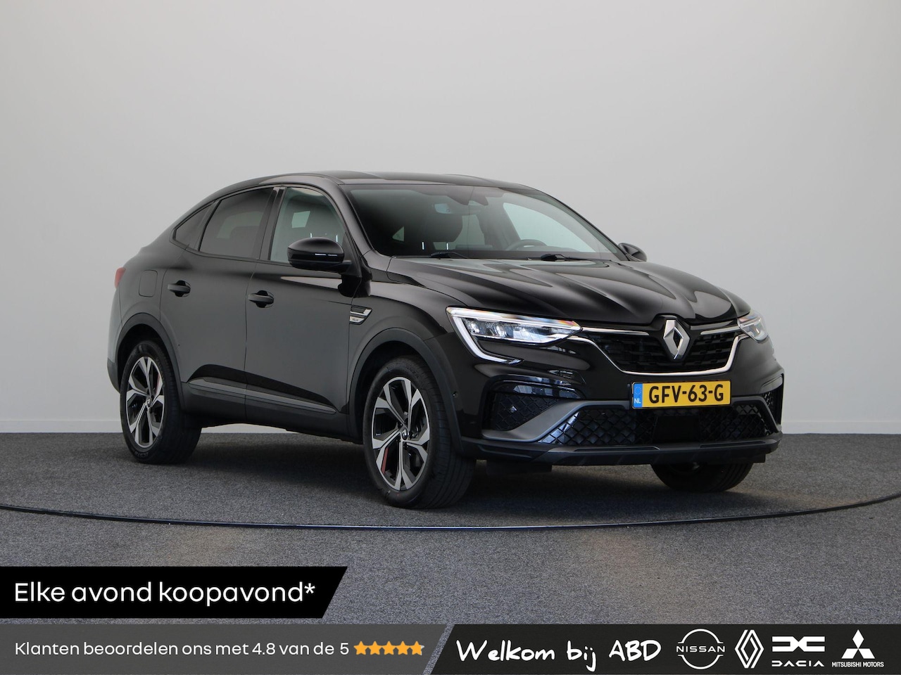 Renault Arkana - 1.6 E-Tech hybrid 145 R.S. Line | Stoel-stuur verwarming | Achteruitrijcamera | Elektrisch - AutoWereld.nl