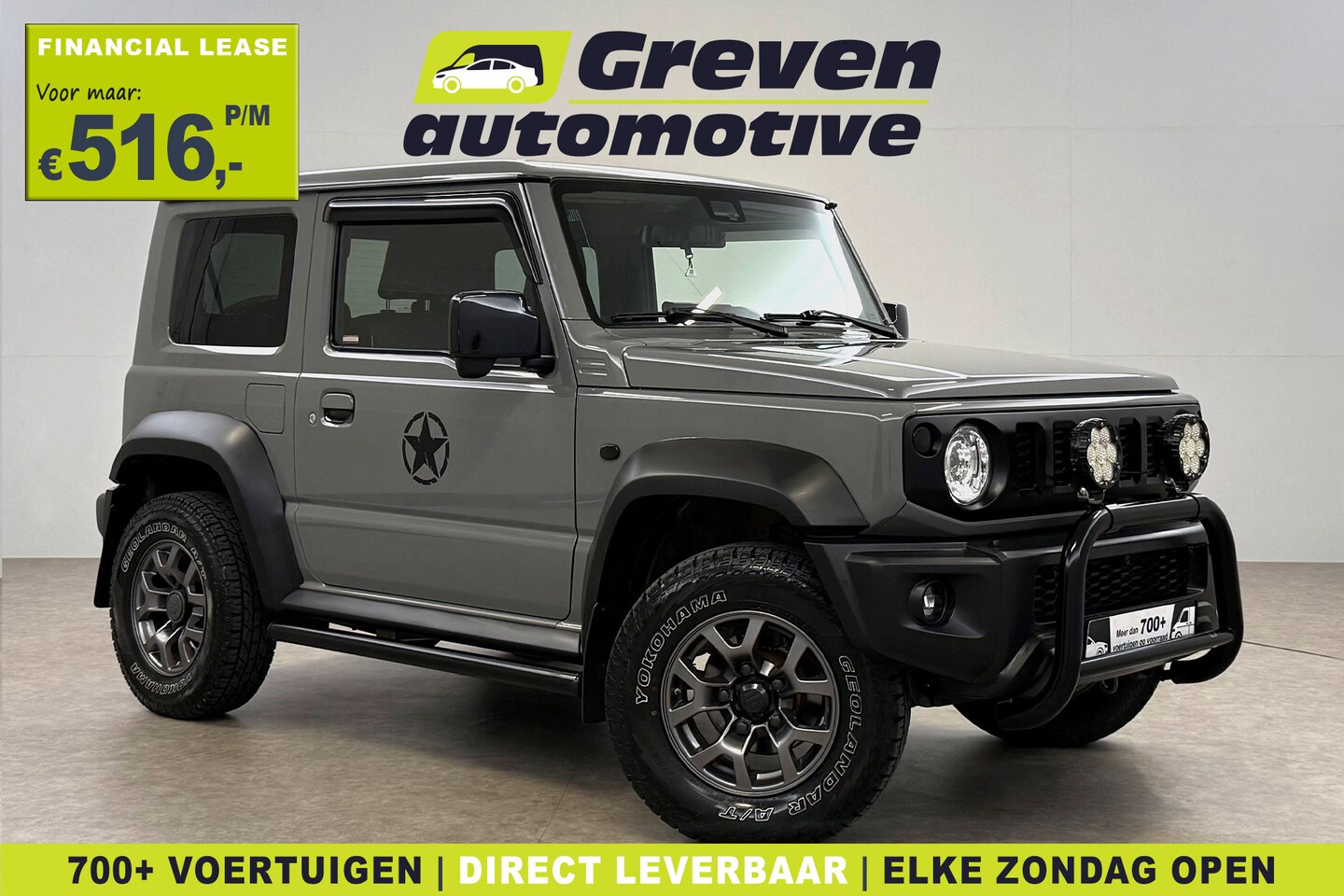 Suzuki Jimny - 1.5 Comfort Plus 4WD | Clima | Carplay | Camera | 4 Zits | Cruise | Trekhaak | LED | Bullb - AutoWereld.nl
