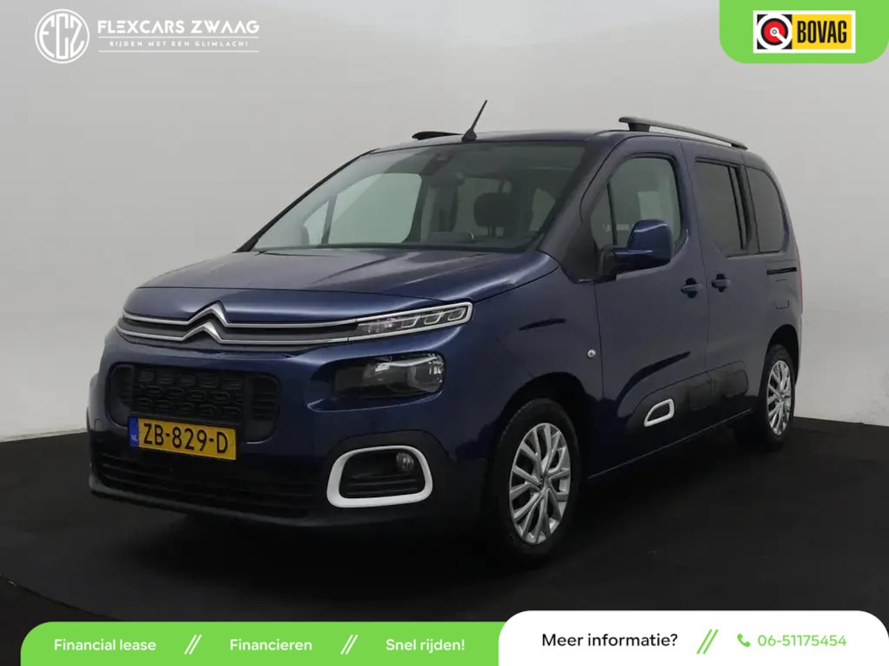 Citroën Berlingo - 1.2 Turbo Shine - Climate - Panodak - Camera - Navi Apple/Android - Org.NL - AutoWereld.nl