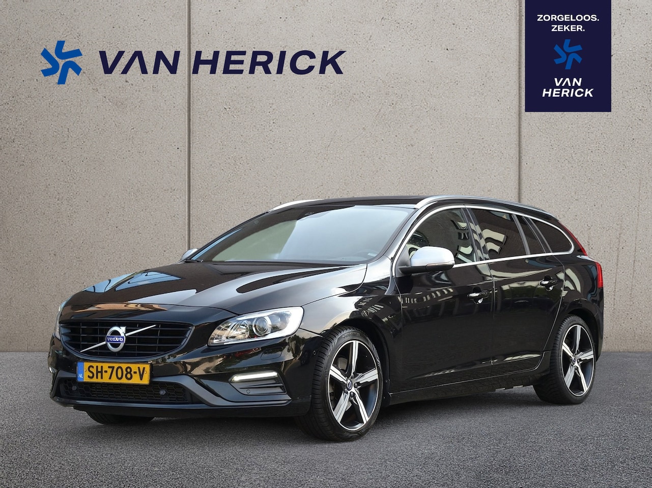 Volvo V60 - 2.0 T4 190PK Business Sport Automaat | Leder | Achteruitrijcamera | Schuif/kanteldak - AutoWereld.nl
