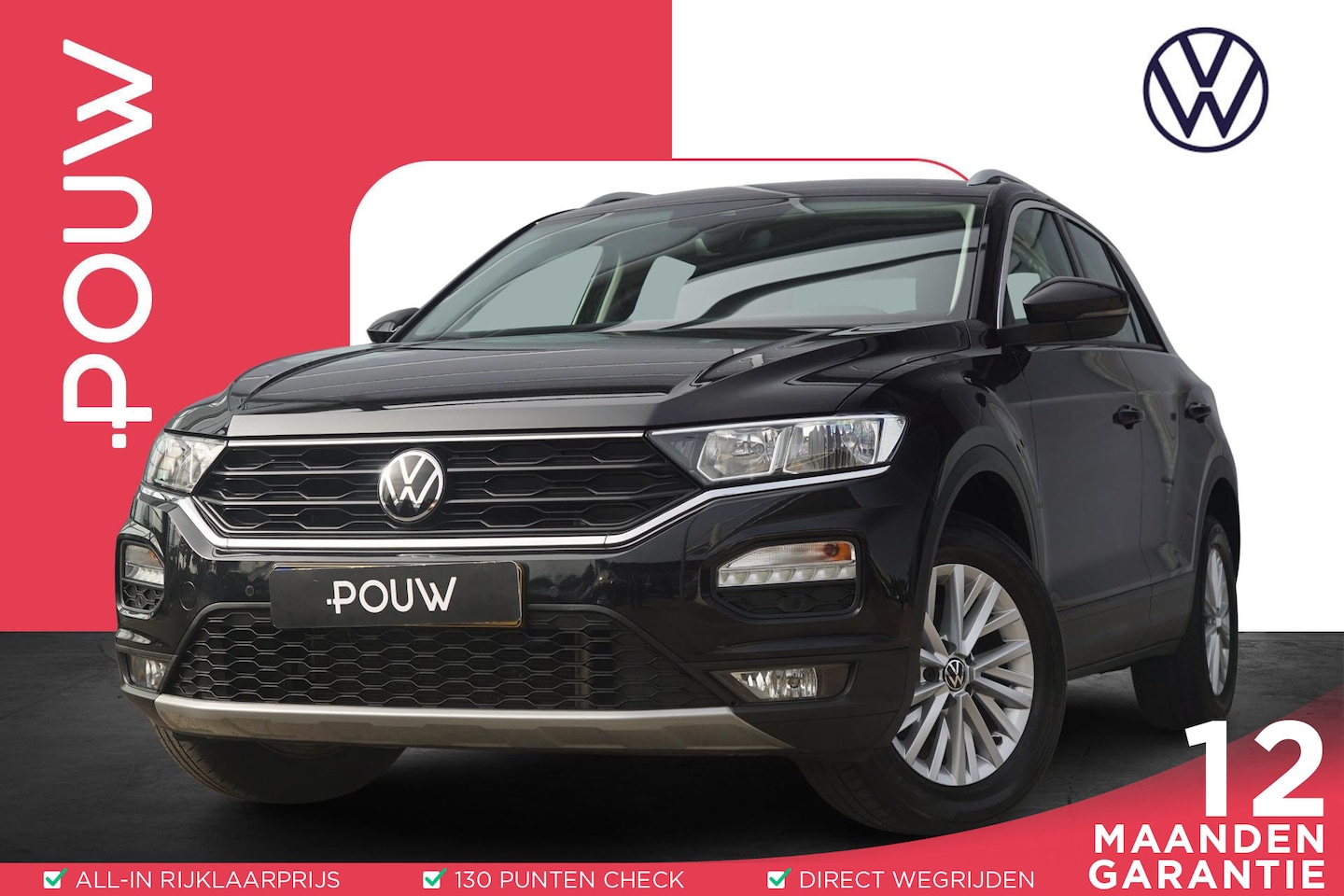 Volkswagen T-Roc - 1.0 TSI 110pk Style Business | Trekhaak | Elektrische Achterklep | Navigatie - AutoWereld.nl
