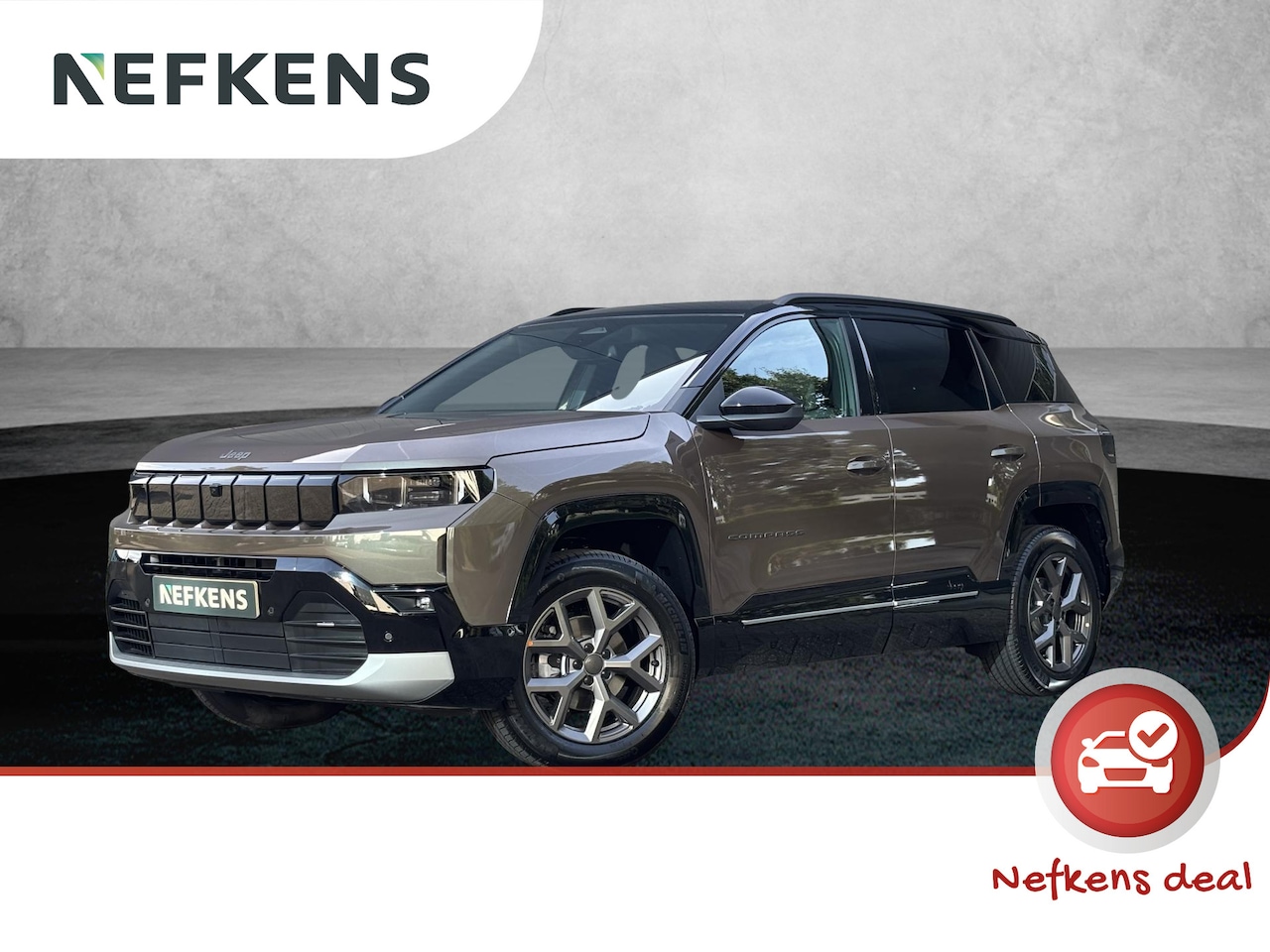 Jeep Compass - 1.2 e-Hybrid First Edition | VOORRAAD VOORDEEL | NIEUW - AutoWereld.nl