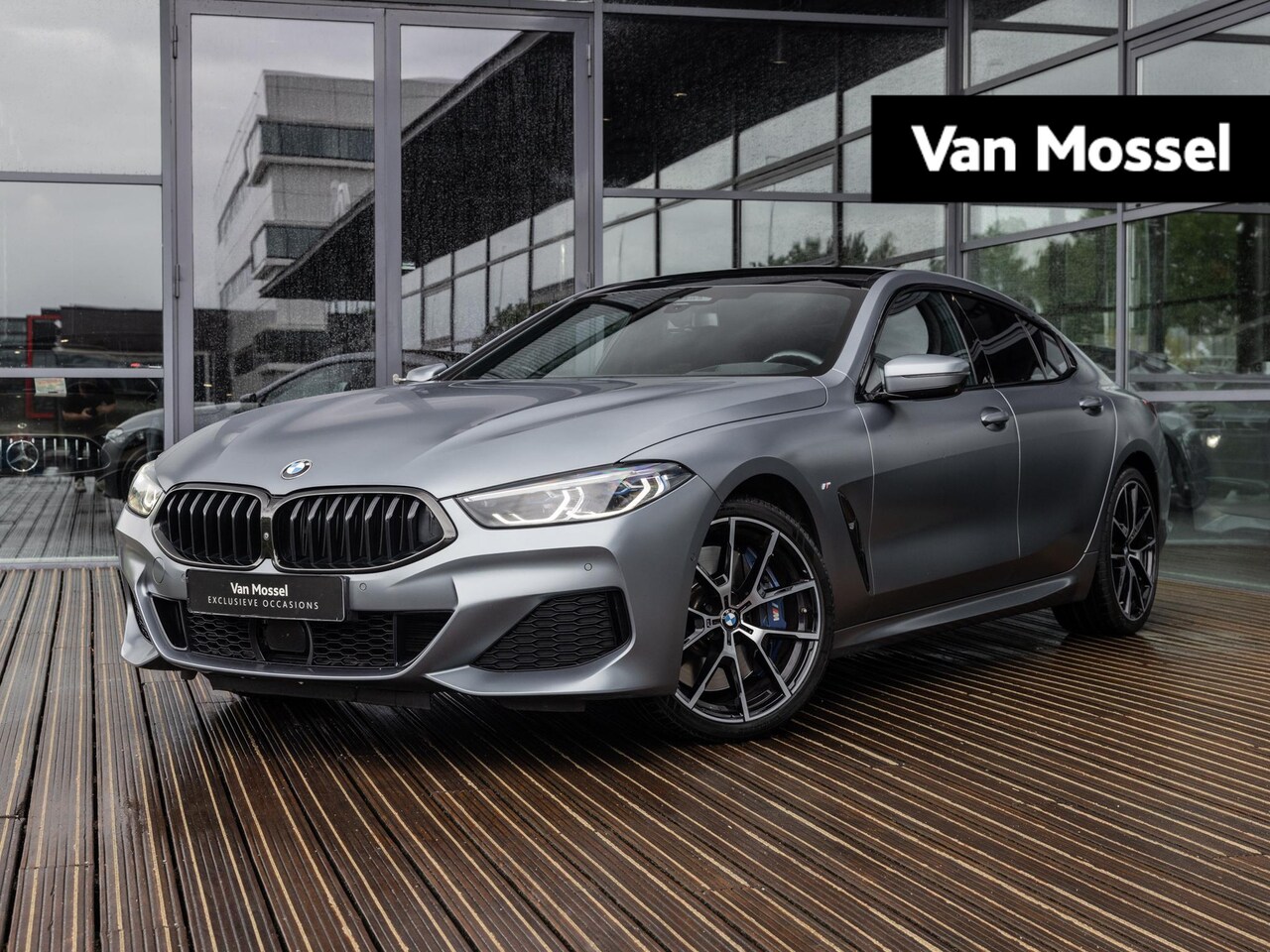 BMW 8-serie Gran Coupé - 840i xDrive High Executive | M-SPORT | INDIVIDUAL FROZEN BLUESTONE | 20 INCH | HARMAN KARD - AutoWereld.nl