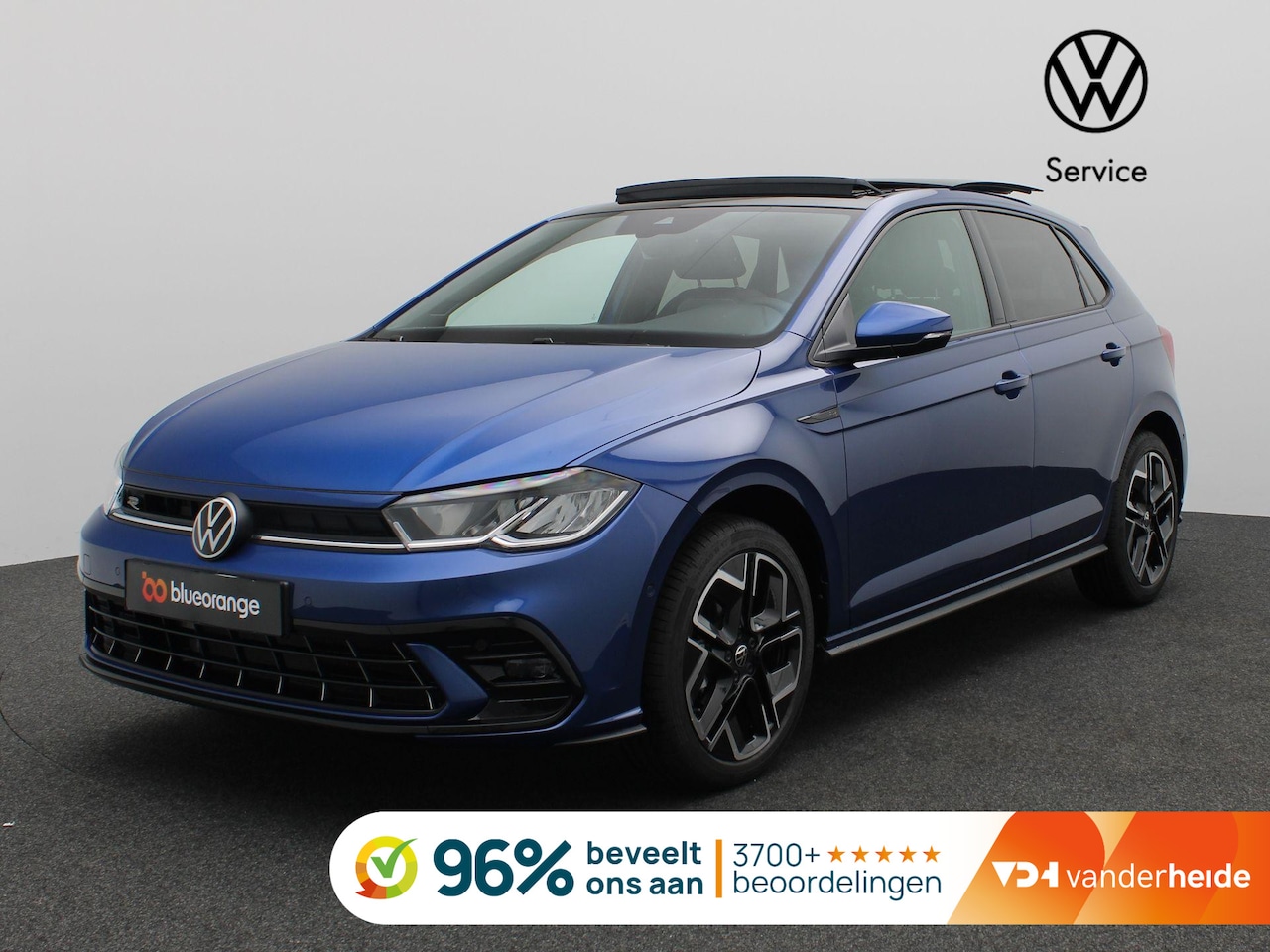 Volkswagen Polo - 1.0 TSI R-Line Edition 95PK DSG Pano-Schuifdak, Keyless, Side Assist, Adaptieve Cruise Con - AutoWereld.nl