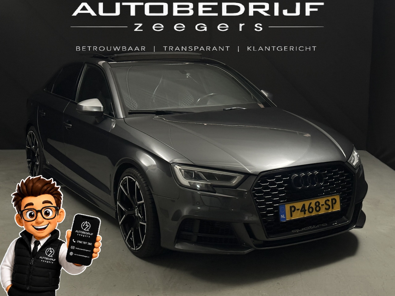 Audi S3 - 2.0 TFSI quattro A3 Limousine *AC*Heatseat*Navi*Automaat* - AutoWereld.nl