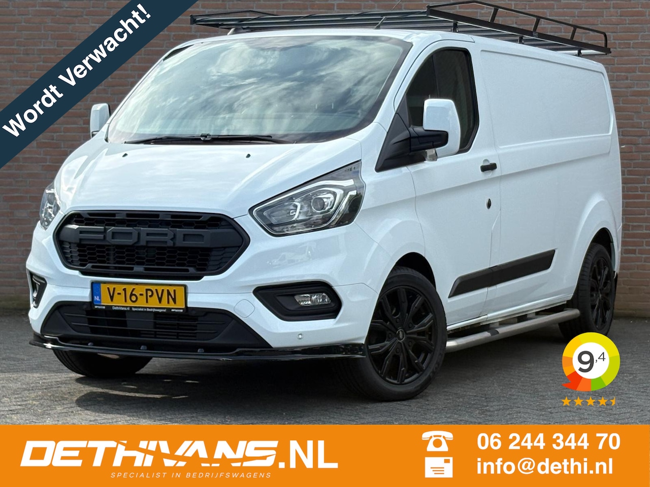 Ford Transit Custom - 2.0TDCI 130PK Lang Raptor Edition / Imperiaal / Trekhaak / Euro6 - AutoWereld.nl