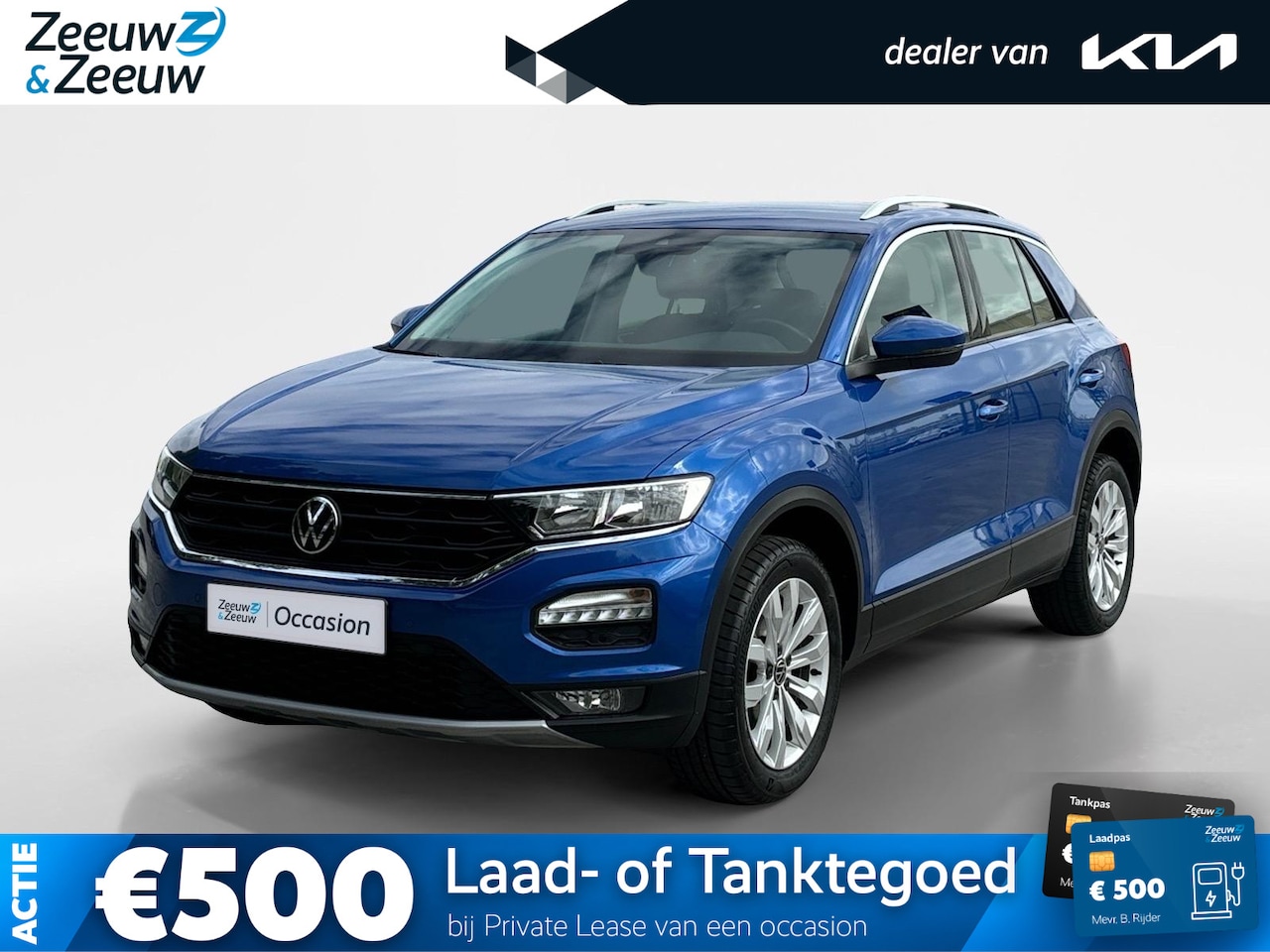Volkswagen T-Roc - 1.0 TSI Style | Navi | Clima | Adaptive Cruise | LM Velgen | Apple Carplay | Android Auto - AutoWereld.nl