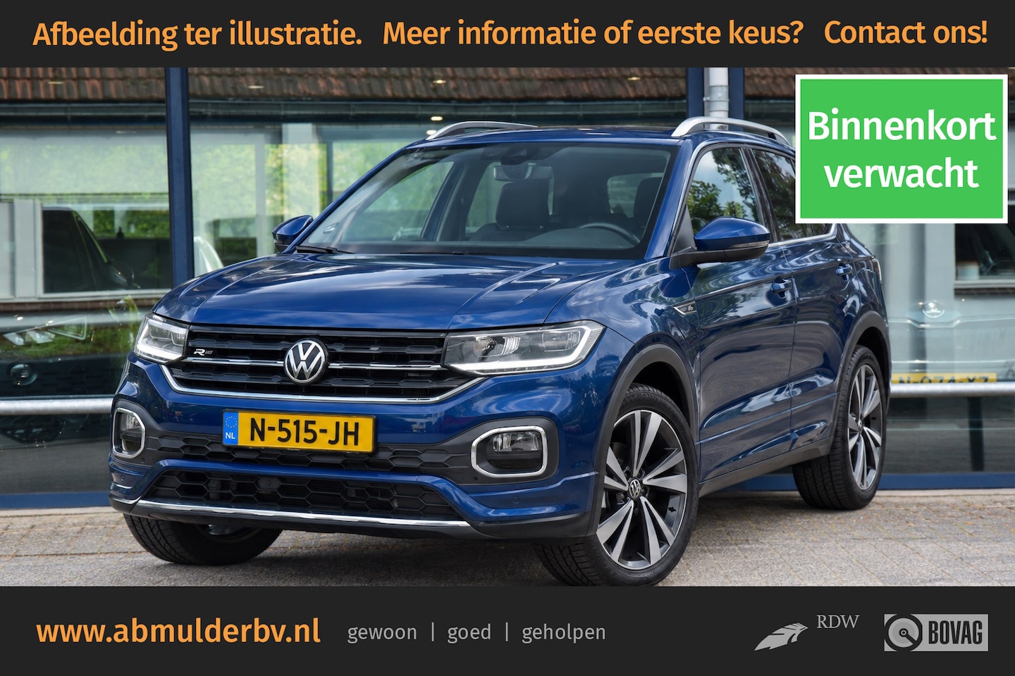 Volkswagen T-Cross - 1.0 TSI 110PK Style Business R DSG Automaat | BOVAG Garantie | Trekhaak | Adaptive Cruise - AutoWereld.nl
