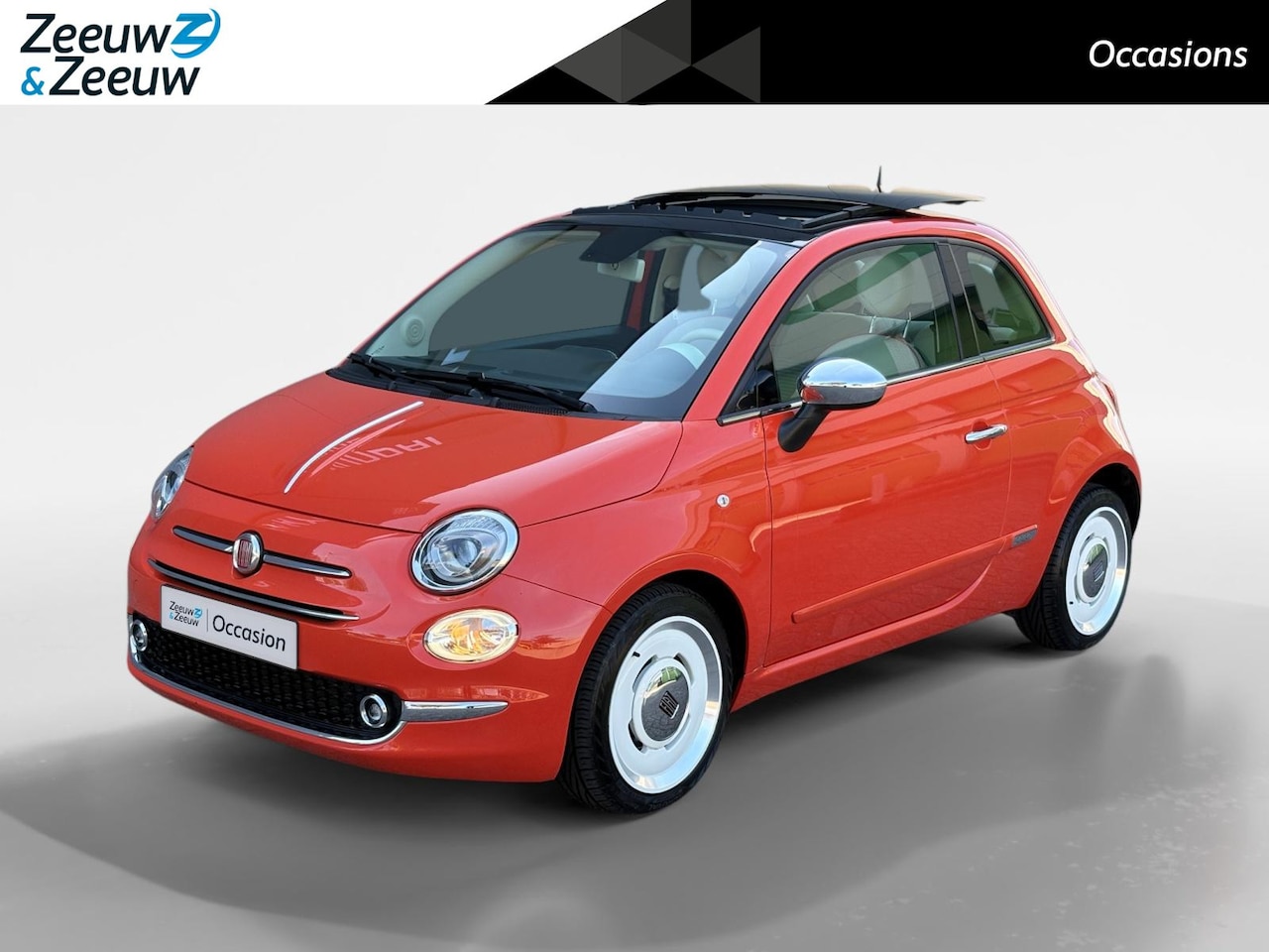 Fiat 500 - 0.9 TwinAir Turbo Sport | Panoramadak | Virtual Dash | Scherm | Bluetooth | Parkeersensore - AutoWereld.nl