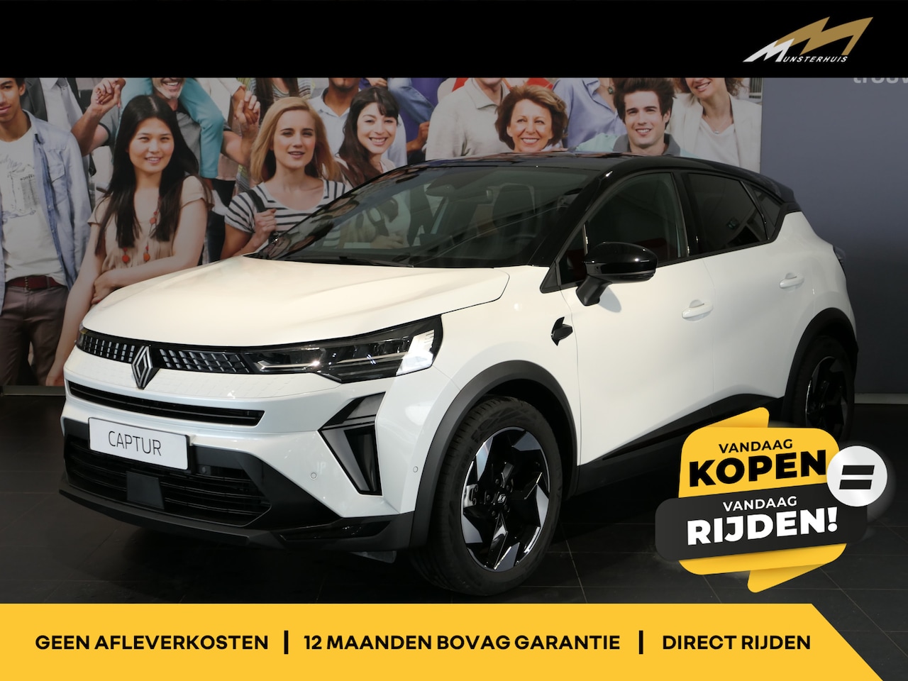 Renault Captur - 1.8 E-Tech full hybrid 160 techno Camera, Adaptive Cruise, Clima, Google Navi - AutoWereld.nl