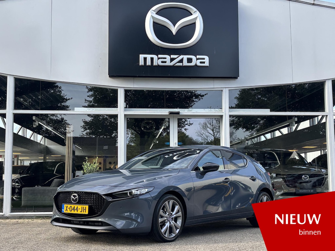 Mazda 3 - 2.0 e-SkyActiv-X M Hybrid 186 Homura NL-Auto, 1e Eig., Dealer Onderh., 186 PK, Navigatie, - AutoWereld.nl
