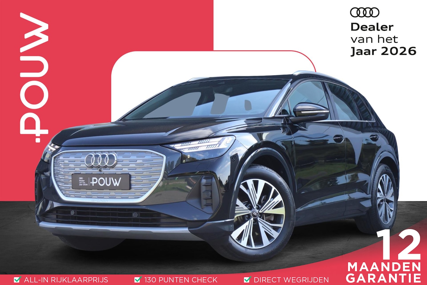 Audi Q4 e-tron - 45 265pk quattro Advanced edition 77 kWh | Matrix LED | Sportstoelen Leder | Stoelverwarmi - AutoWereld.nl