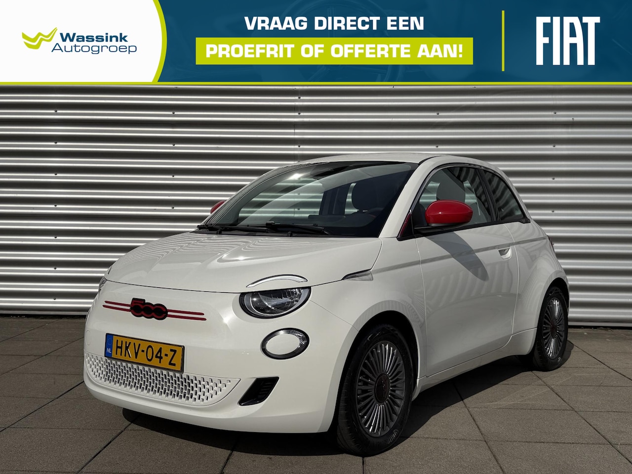 Fiat 500 - 24kWh 95pk Red I Pack Comfort I Pack Style I Navigatie I Cruise Control I Lichtmetalen Vel - AutoWereld.nl