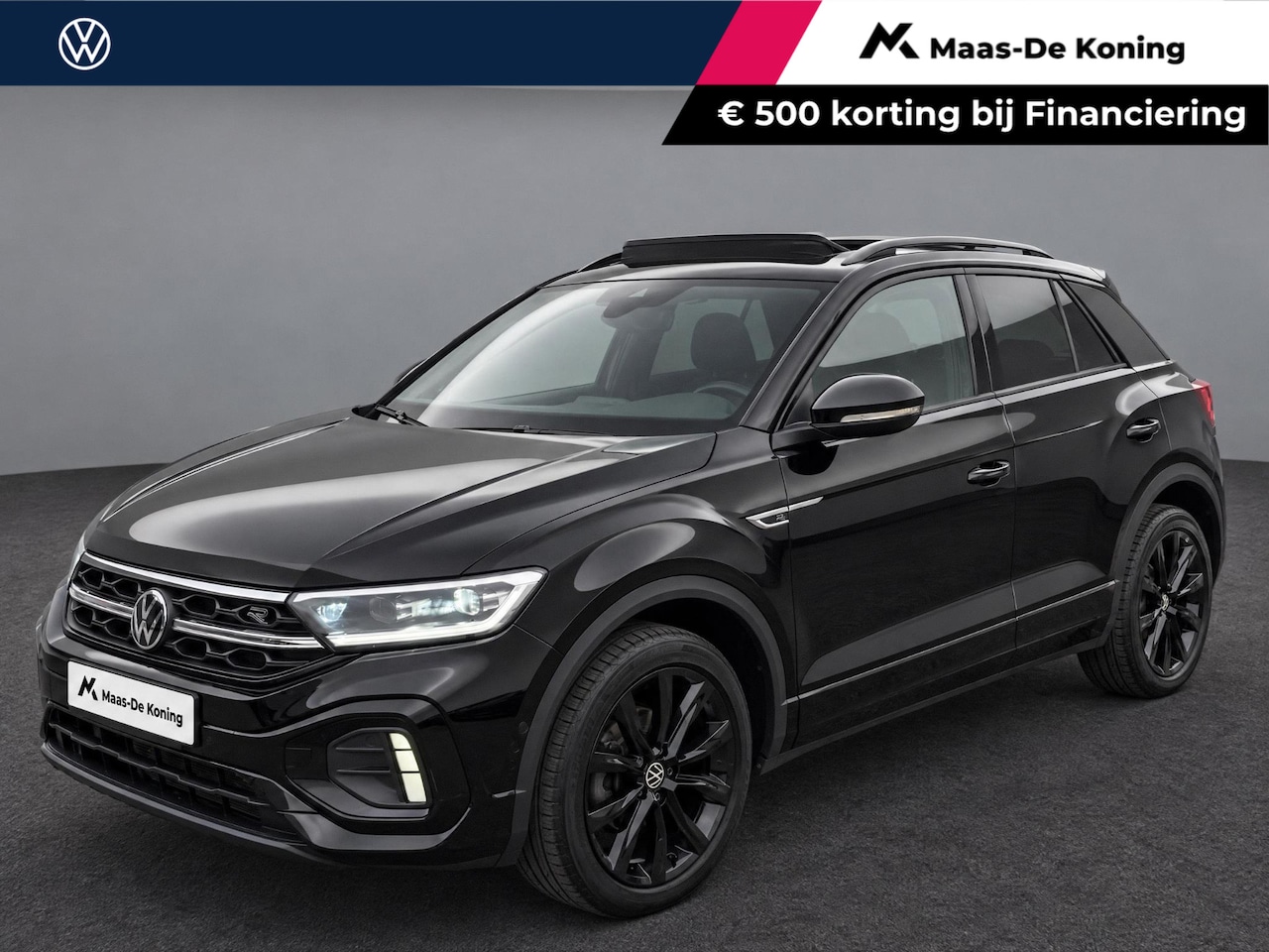Volkswagen T-Roc - 1.5TSI/150PK R-Line Black Style · Panoramadak · Apple/Android Car Play · BEATS audio · Cam - AutoWereld.nl