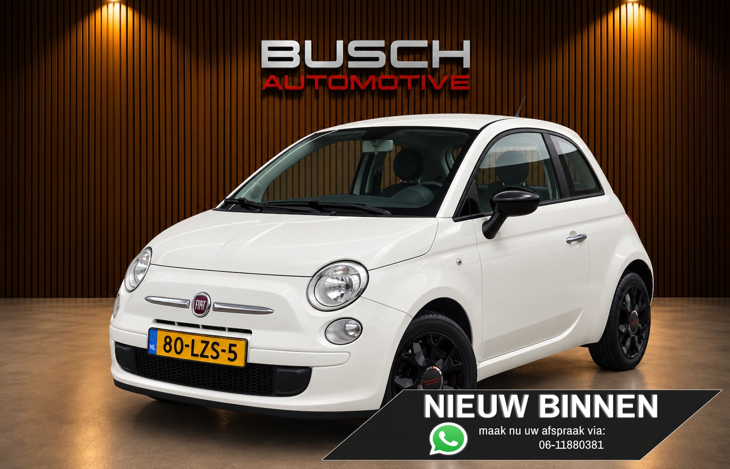 Fiat 500 - 1.2 Pop | AIRCO | D-RIEM IS VERVANGEN | LM VELGEN | - AutoWereld.nl
