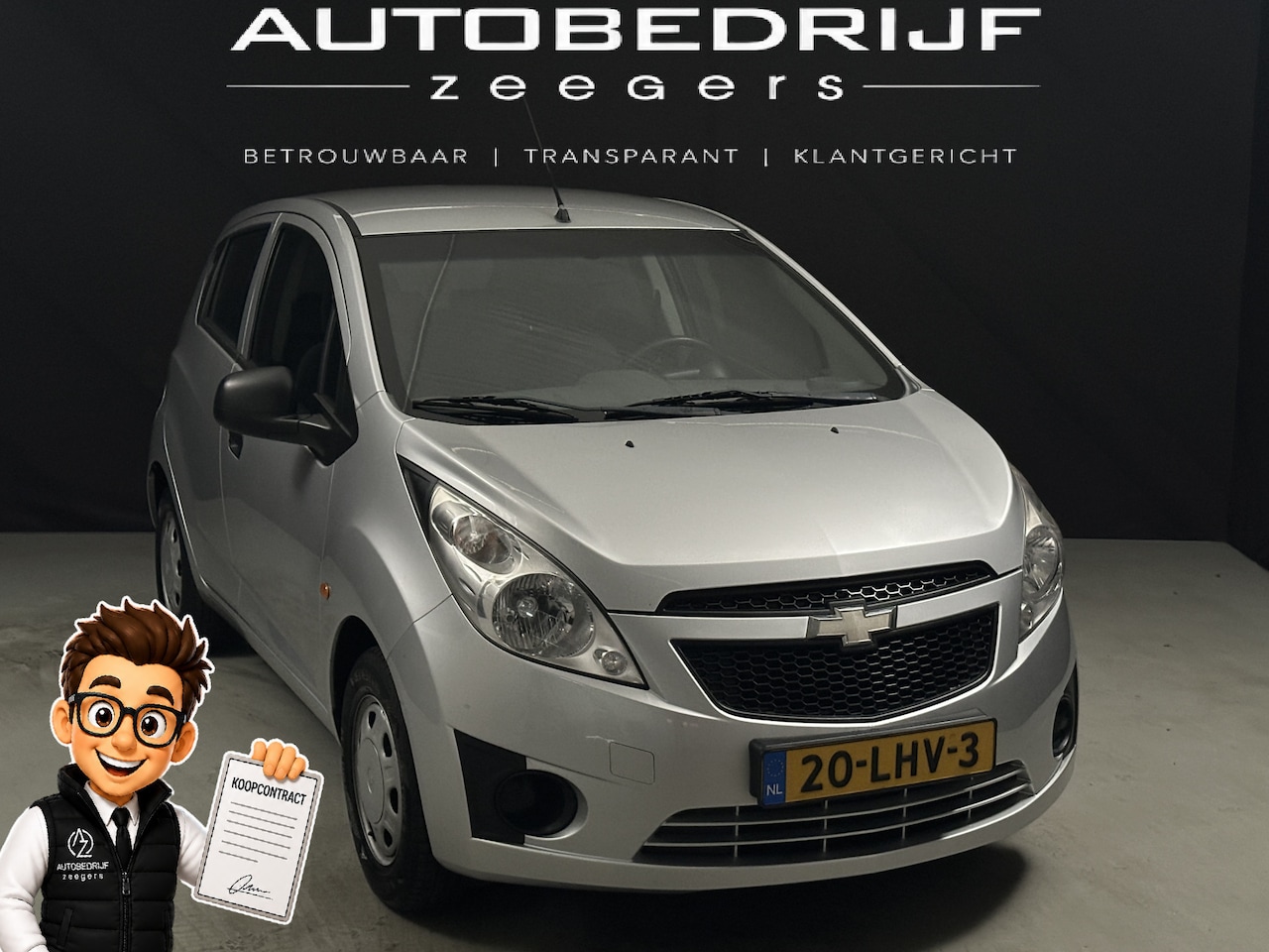 Chevrolet Spark - 1.0 16V LS *AC*Lage KM*NAP* - AutoWereld.nl