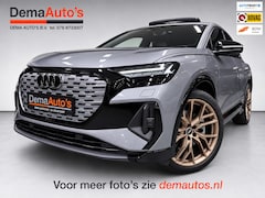 Audi Q4 Sportback e-tron - 50 quattro 21" 3X S-LINE LEDER+ M-STOELEN/PANO/H-UP/SONOS/DAB/CARPLAY/ADAPT-CRUISE///